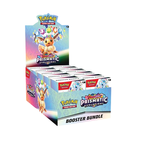 Prismatic Evolutions Booster Bundle Display